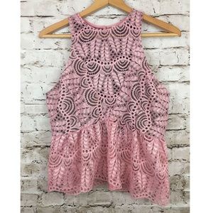 Anthropologie Current Air Peplum Top